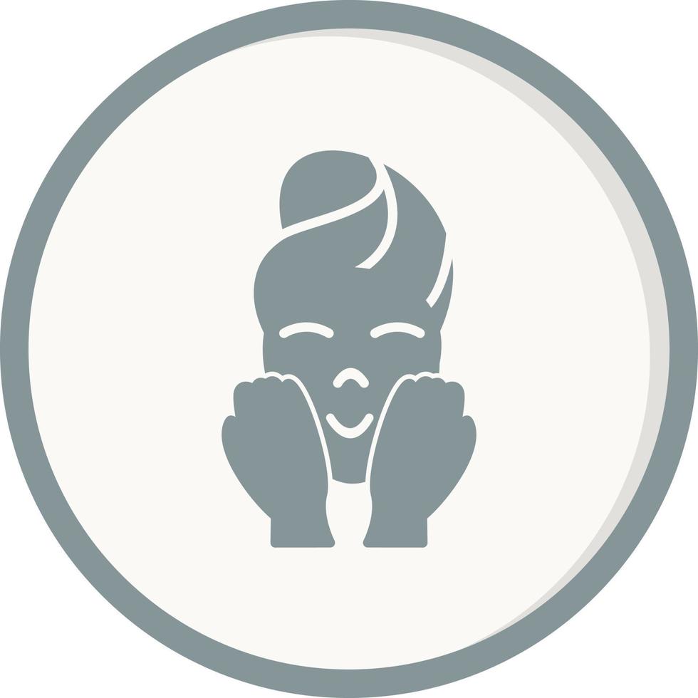 Wash face Vector Icon