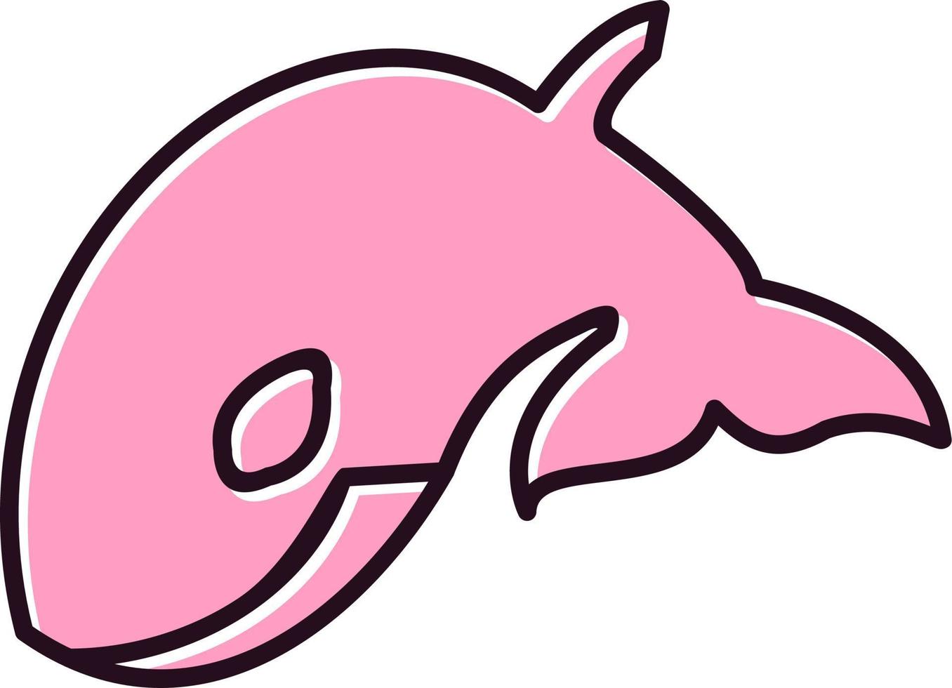 Orca Fish Vector Icon