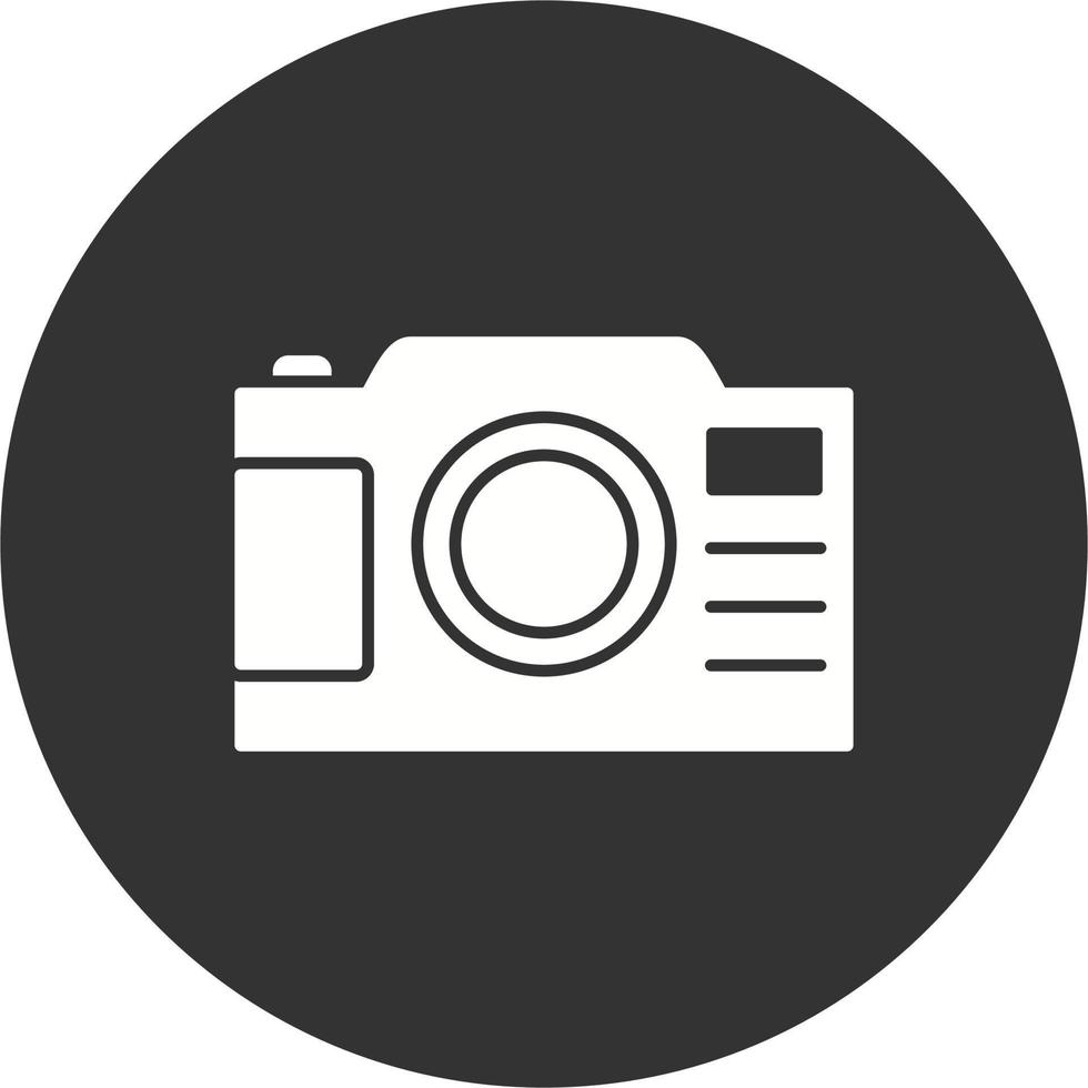 icono de vector de cámara de fotos