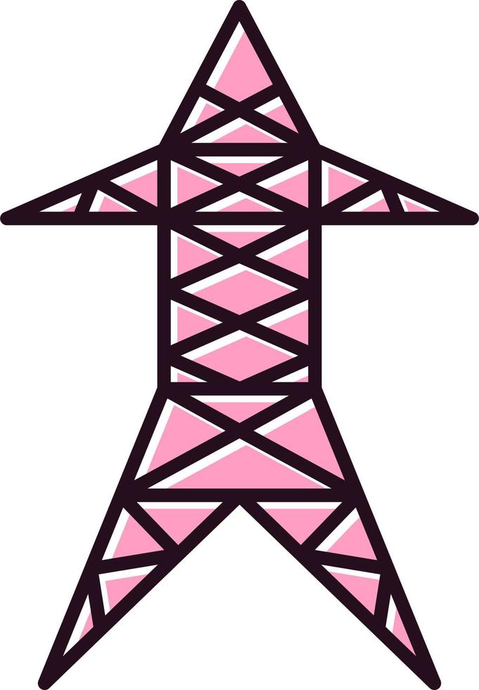 Electric Tower Vector Icon