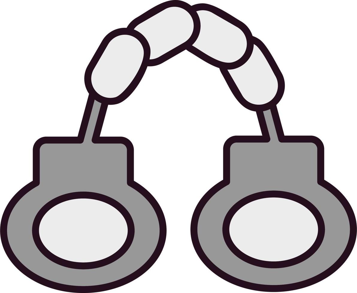 Handcuffs Vector Icon