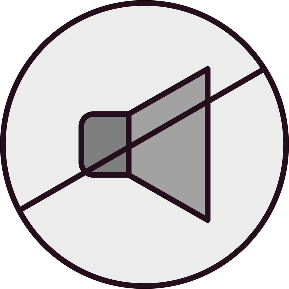 Mute Vector Icon