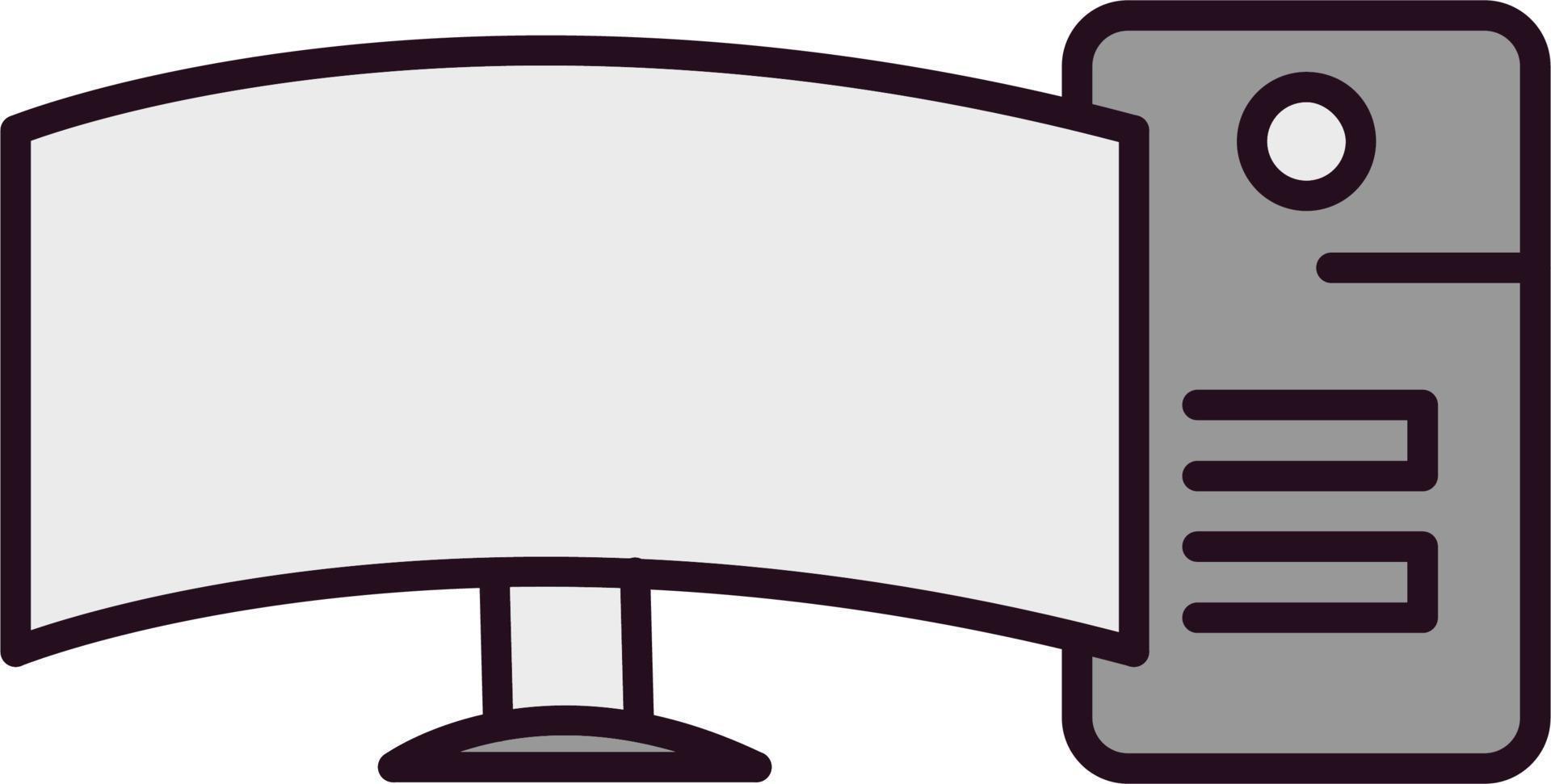 Computer Vector Icon