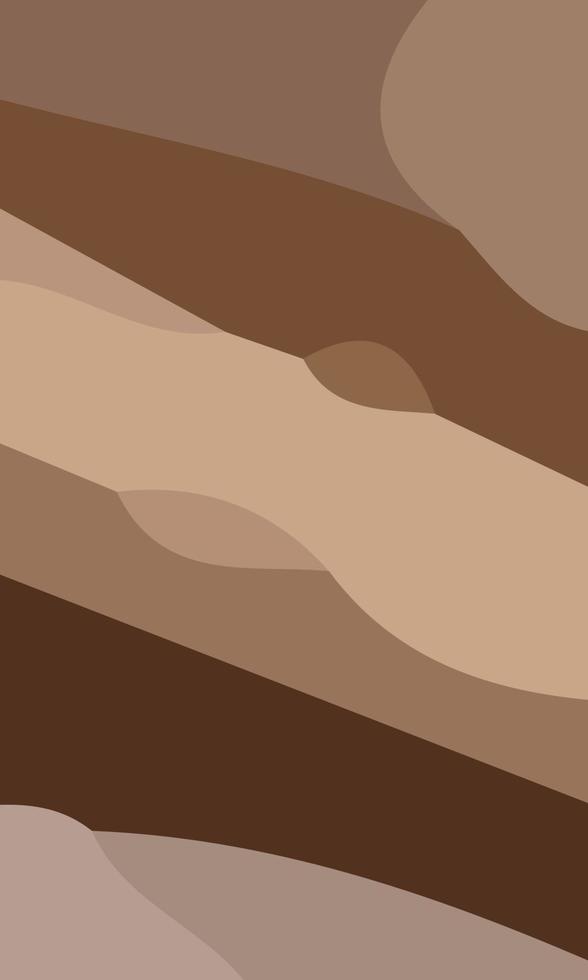 Aesthetic brown abstract background with copy space area. Suitable for poster and banner vector