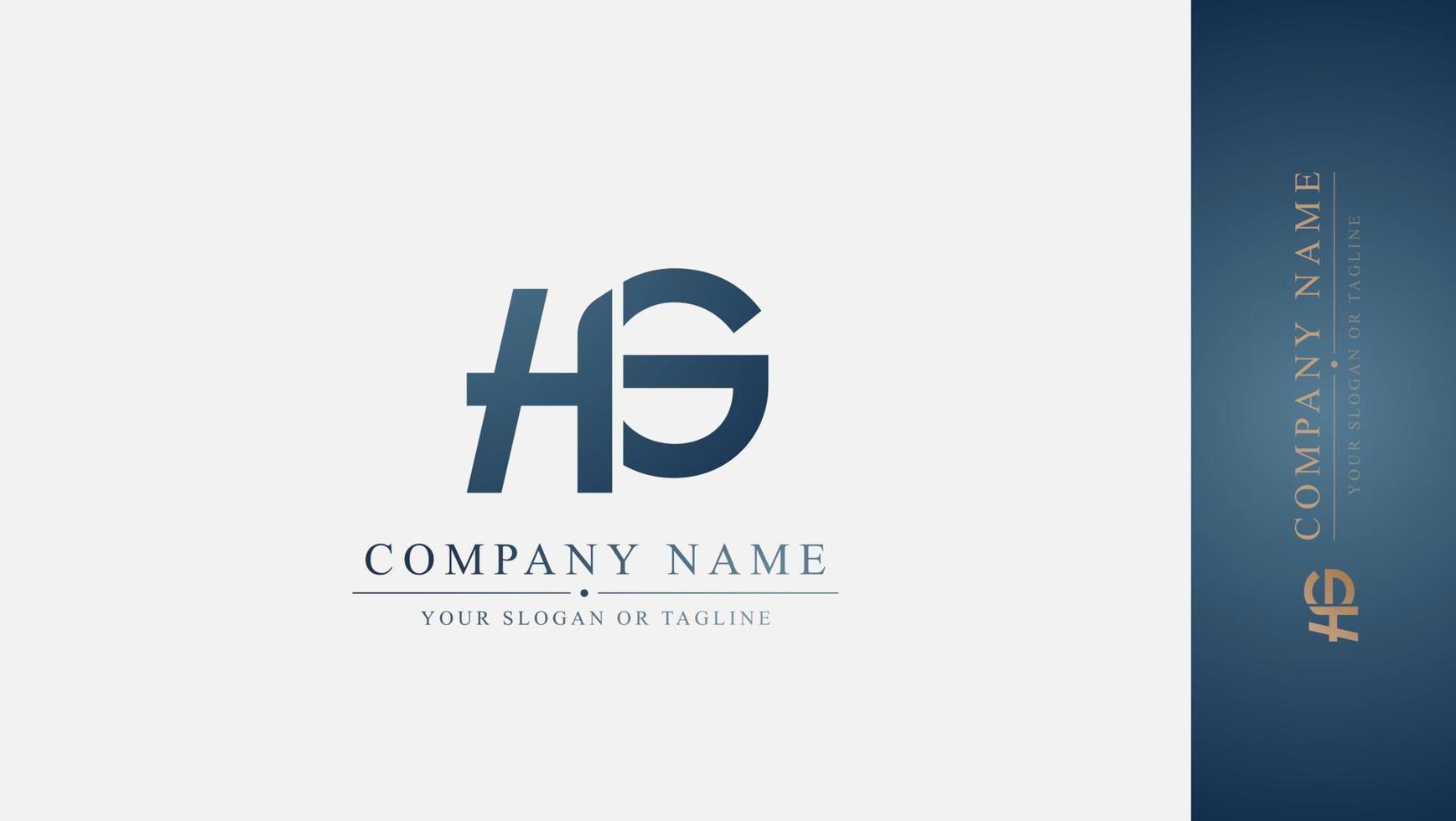 The Power of Typography A Bold Initial Logo vector