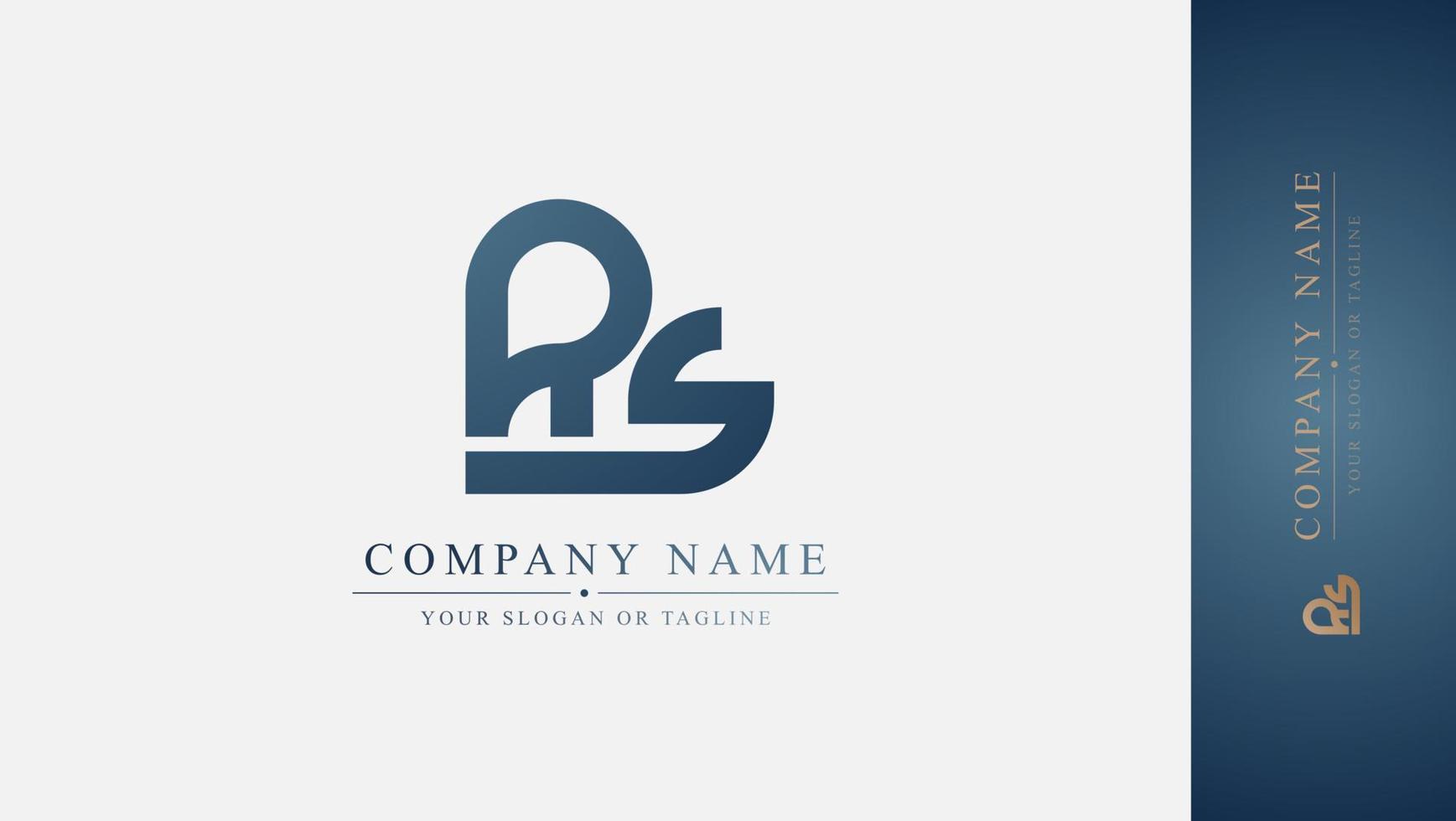 The Power of Typography A Bold Initial Logo vector