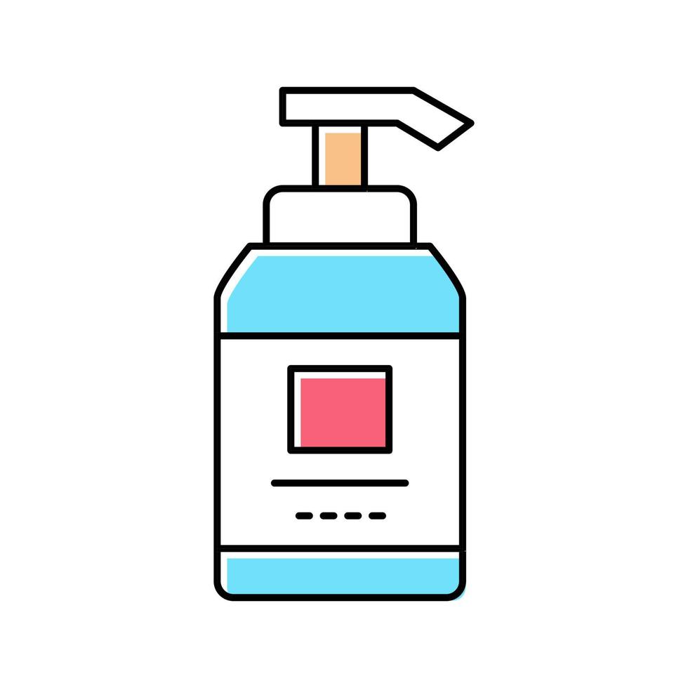 liquid cream for face color icon vector illustration
