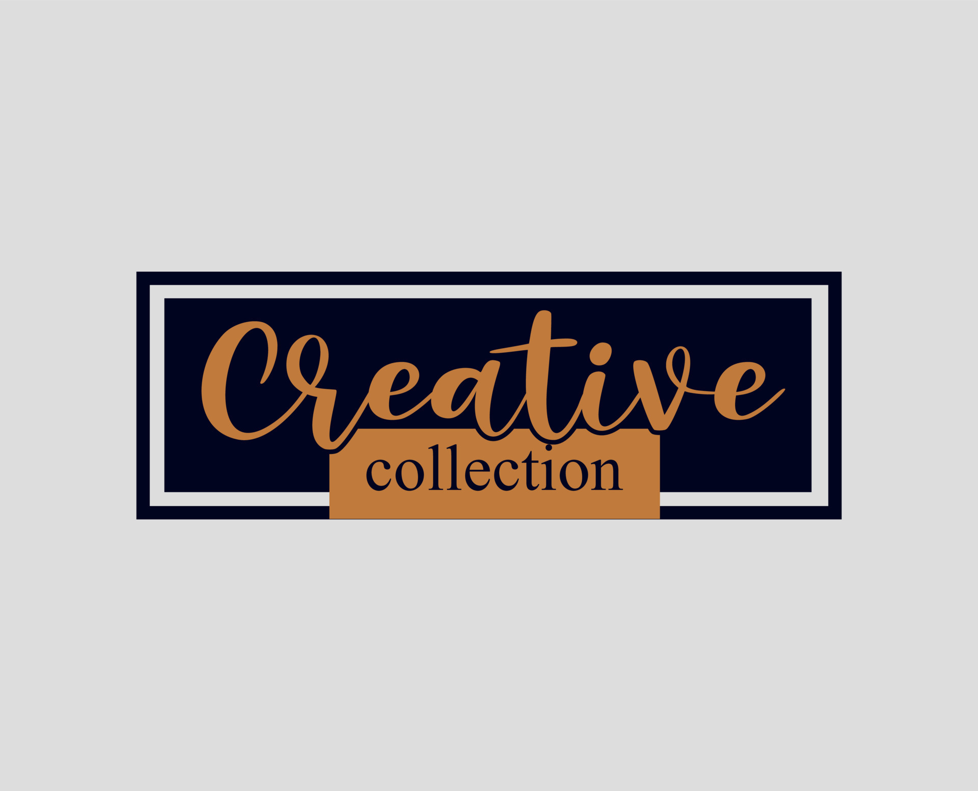 Creative Collection Brand logo. Creative collection cloth brand logo.  19598636 Vector Art at Vecteezy