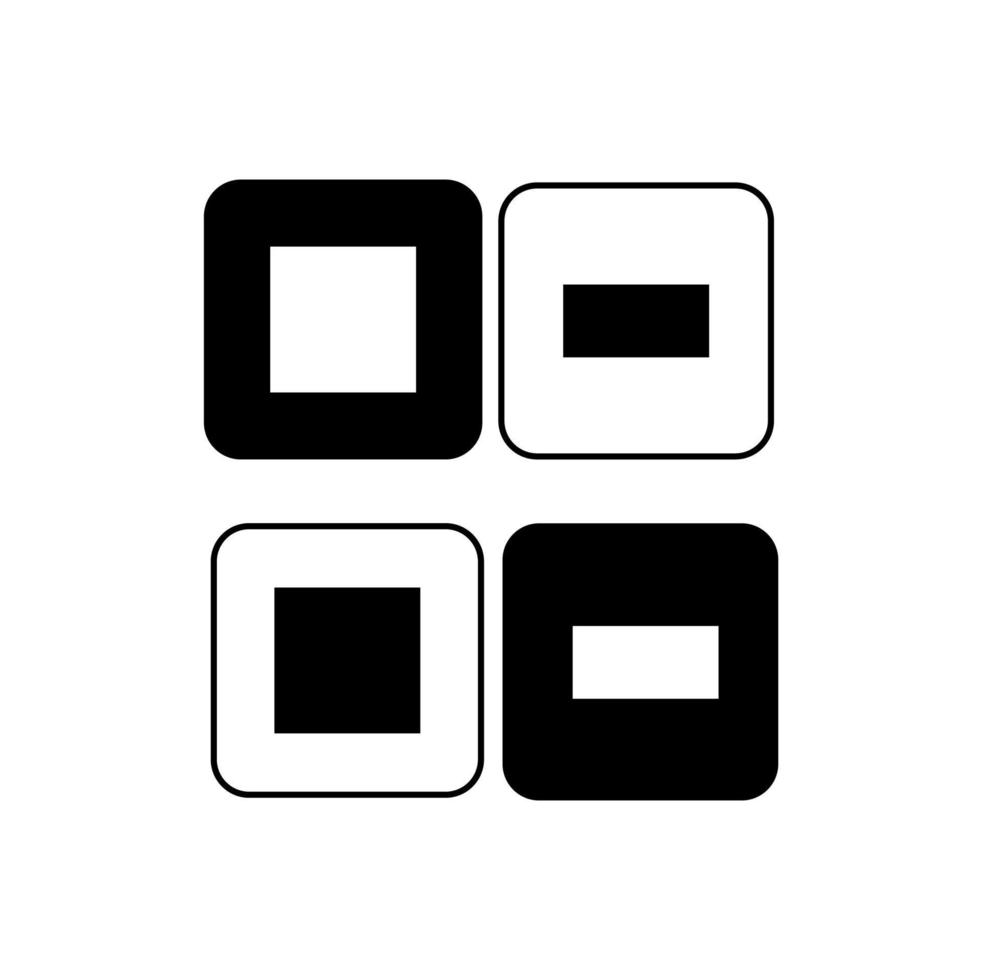 Day and night mode buttons with geometrical form. vector