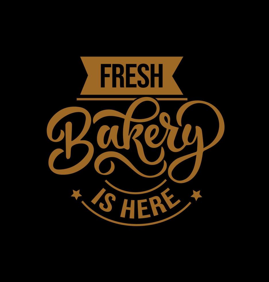 'Fresh bakery is here' sticker vector. vector