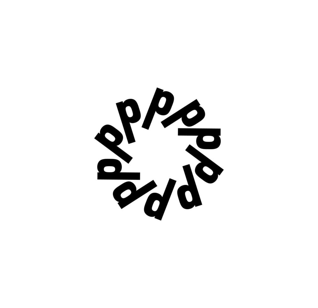 pp company name initial letters monogram with mandala style. PP  company logo. vector