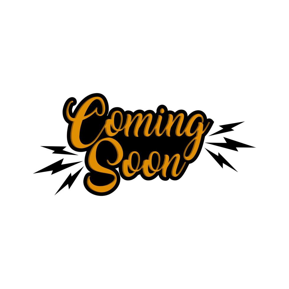 Coming Soon Icon template color editable. symbol vector sign isolated on white background. Simple logo vector illustration for graphic and web design.