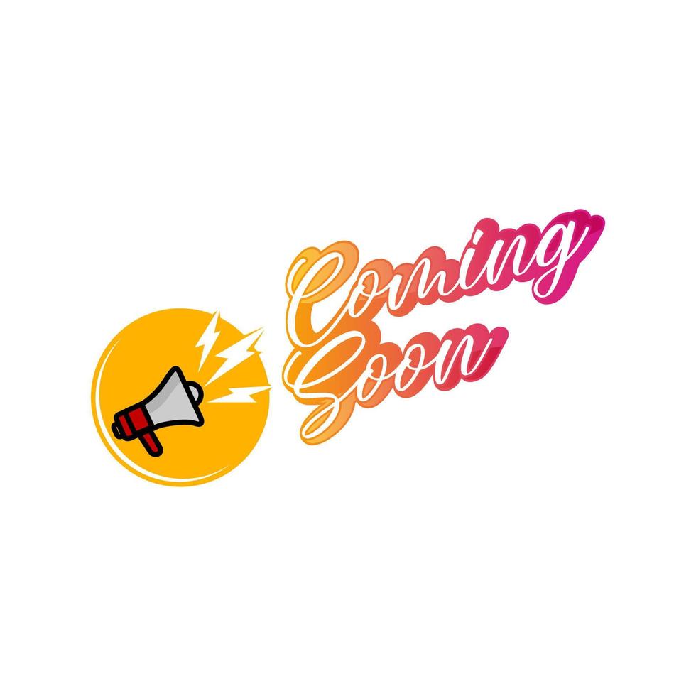 Coming Soon Icon template color editable. symbol vector sign isolated on white background. Simple logo vector illustration for graphic and web design.