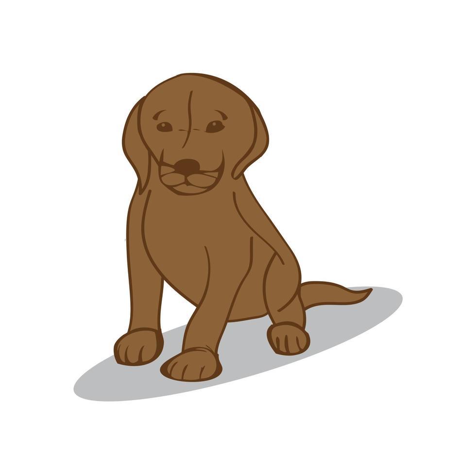 icono de perro aislado sobre fondo blanco de la colección miscelánea vector