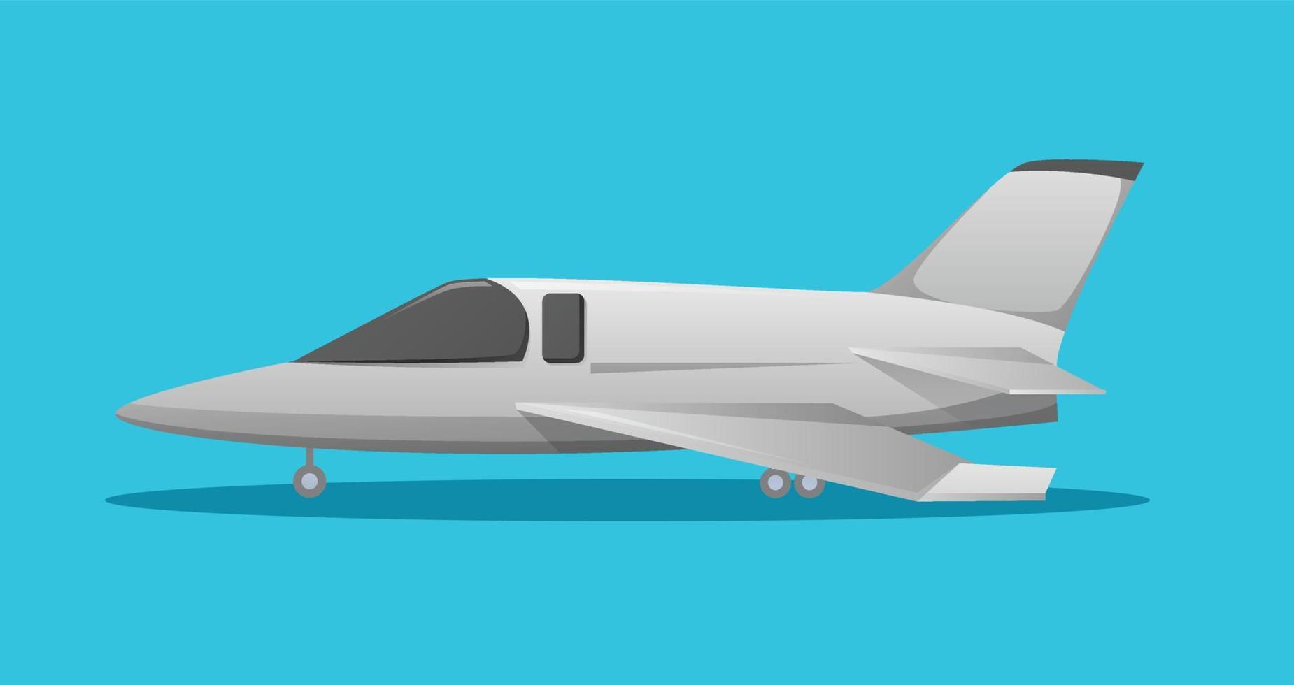 avión avión vehículo aislado vector ilustración
