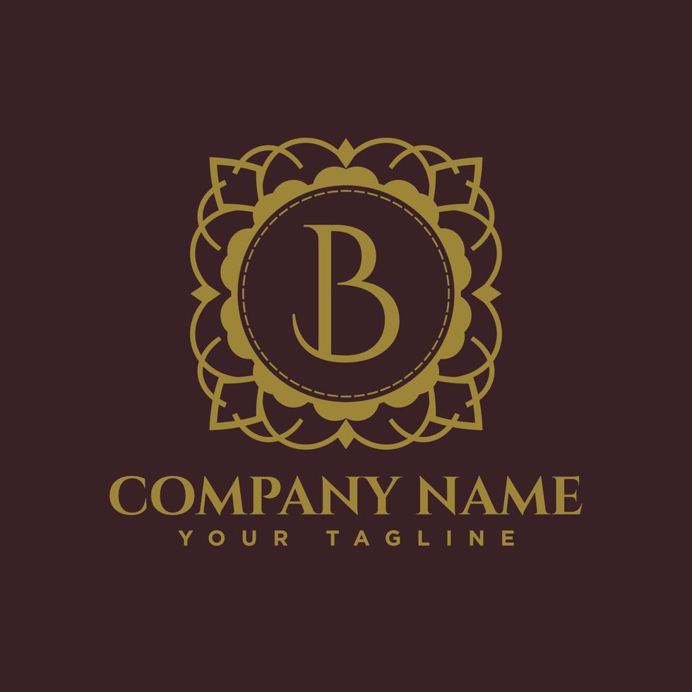 Luxury logo. Calligraphic pattern elegant decor elements. 19599805