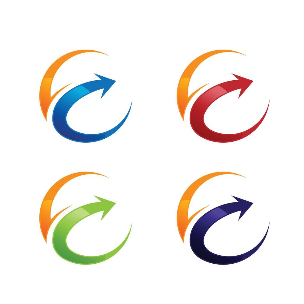 airplane flying around Icon, airplane flying around the earth Icon Eps10 vector