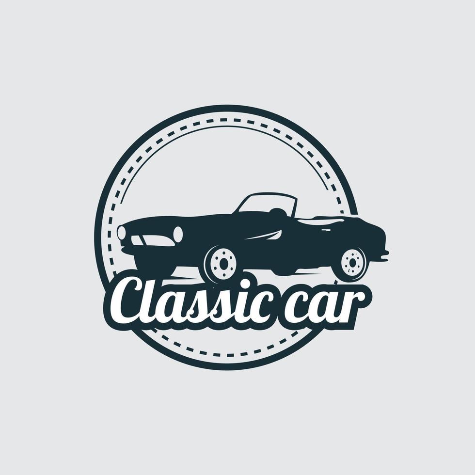 logotipo de coche, emblemas, insignias e iconos aislados en fondo blanco. vector