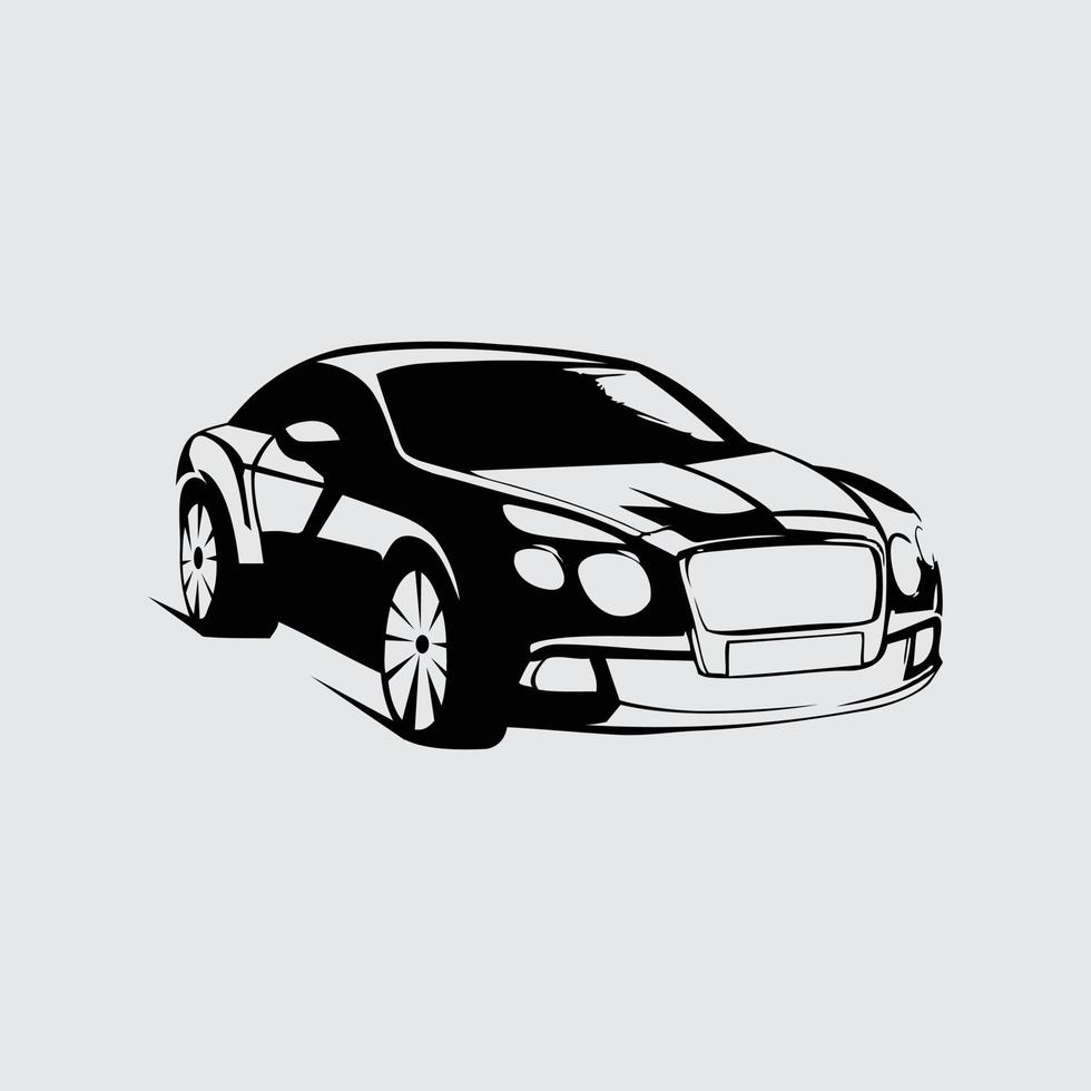 logotipo de coche, emblemas, insignias e iconos aislados en fondo blanco. vector