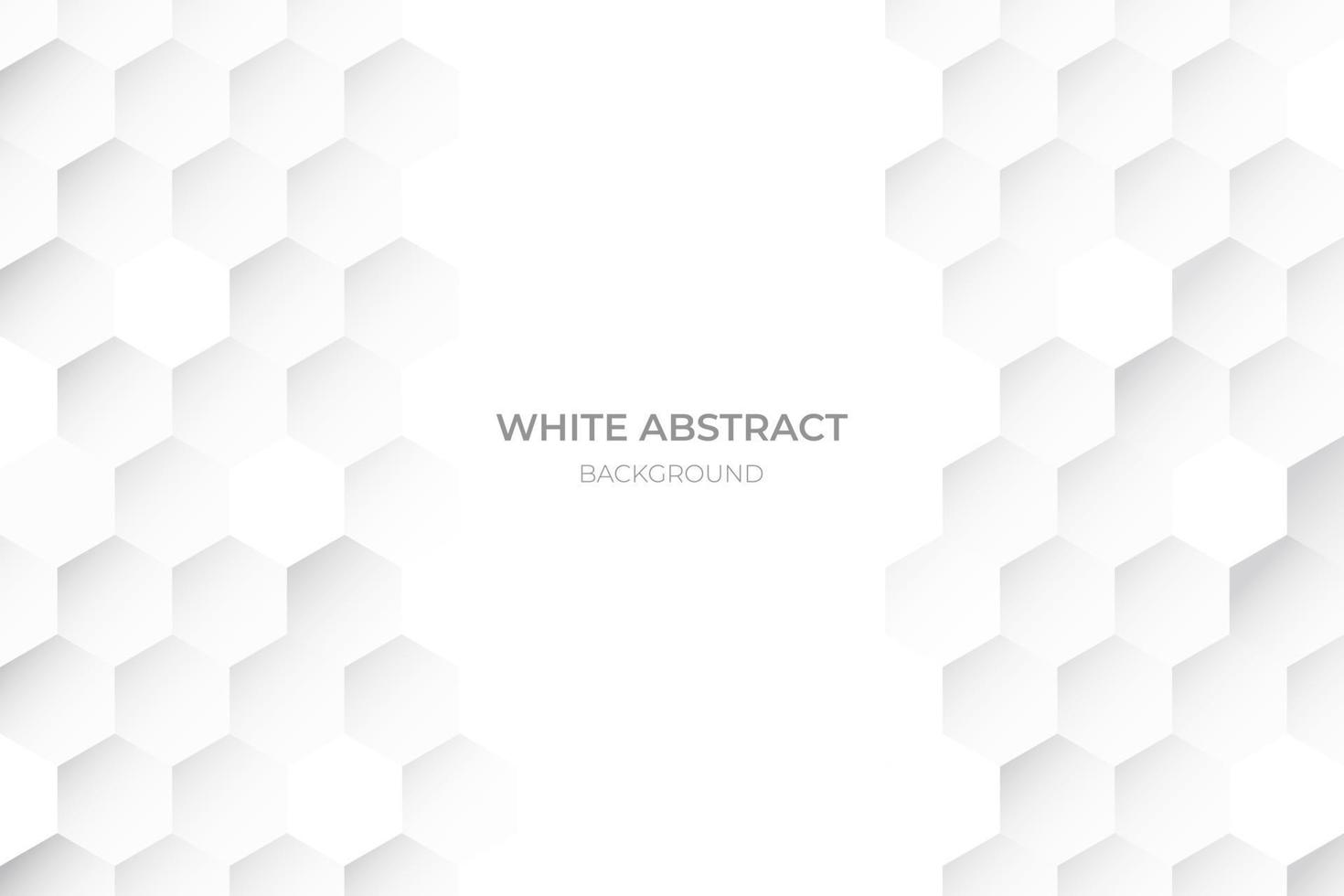 White Abstract Poligonal Background vector