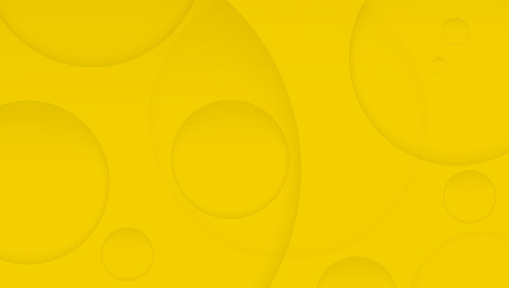 Yellow bubble background. Vector Illustration.