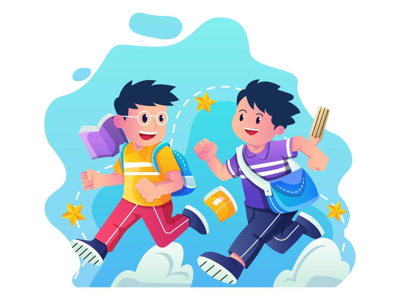 Back To School Illustration vector