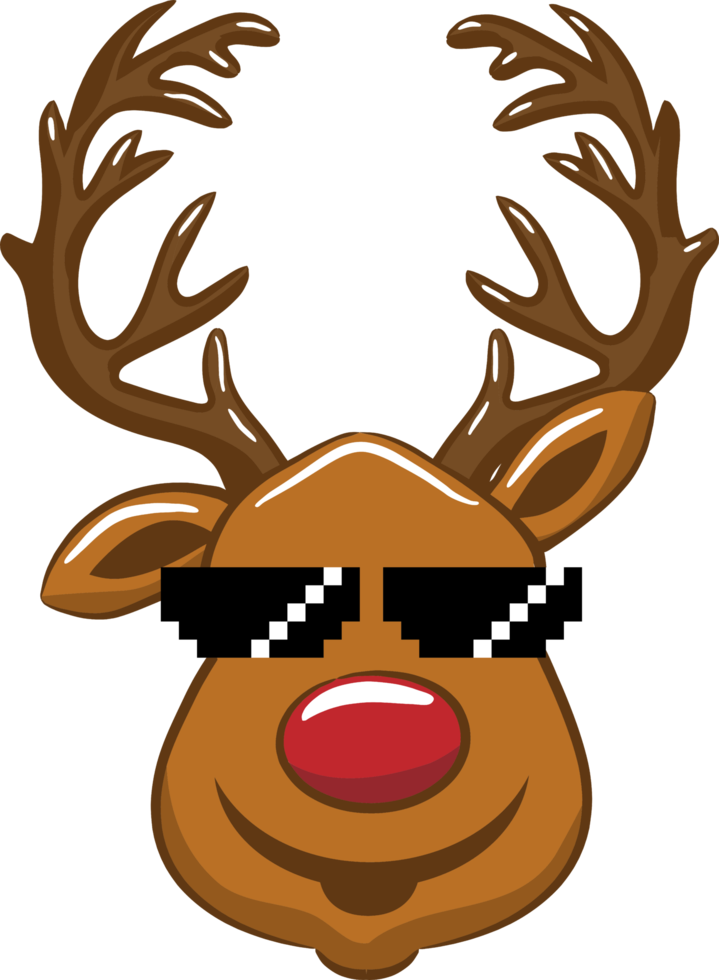 Reindeer png graphic clipart design