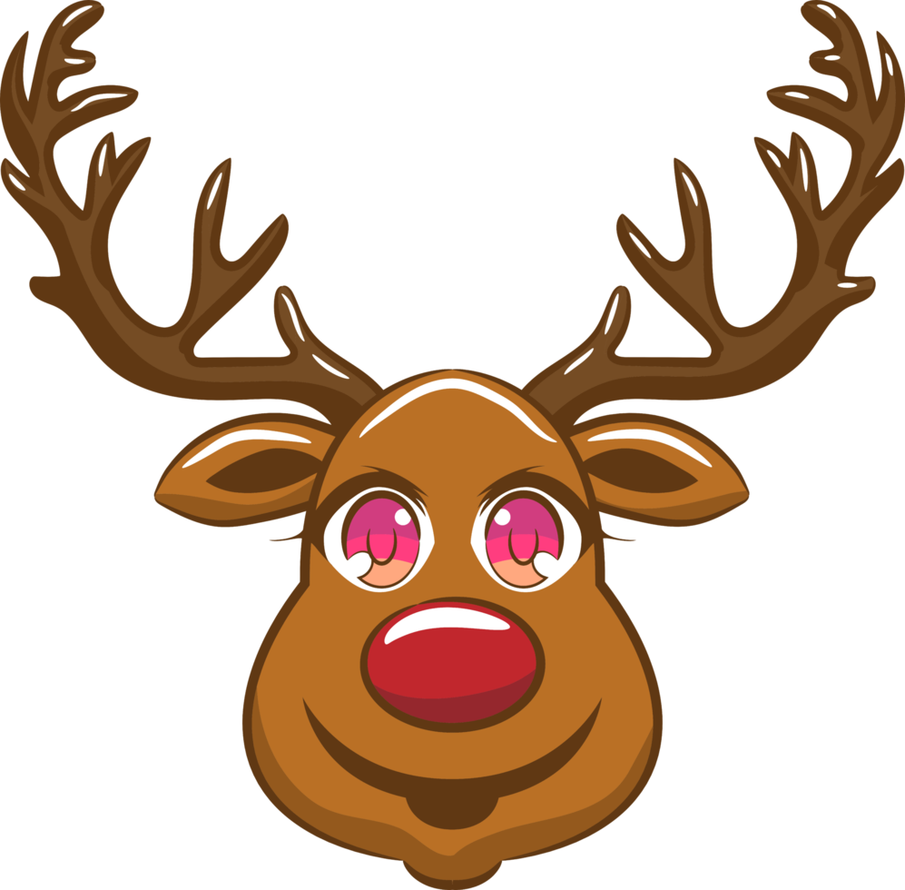 Reindeer png graphic clipart design