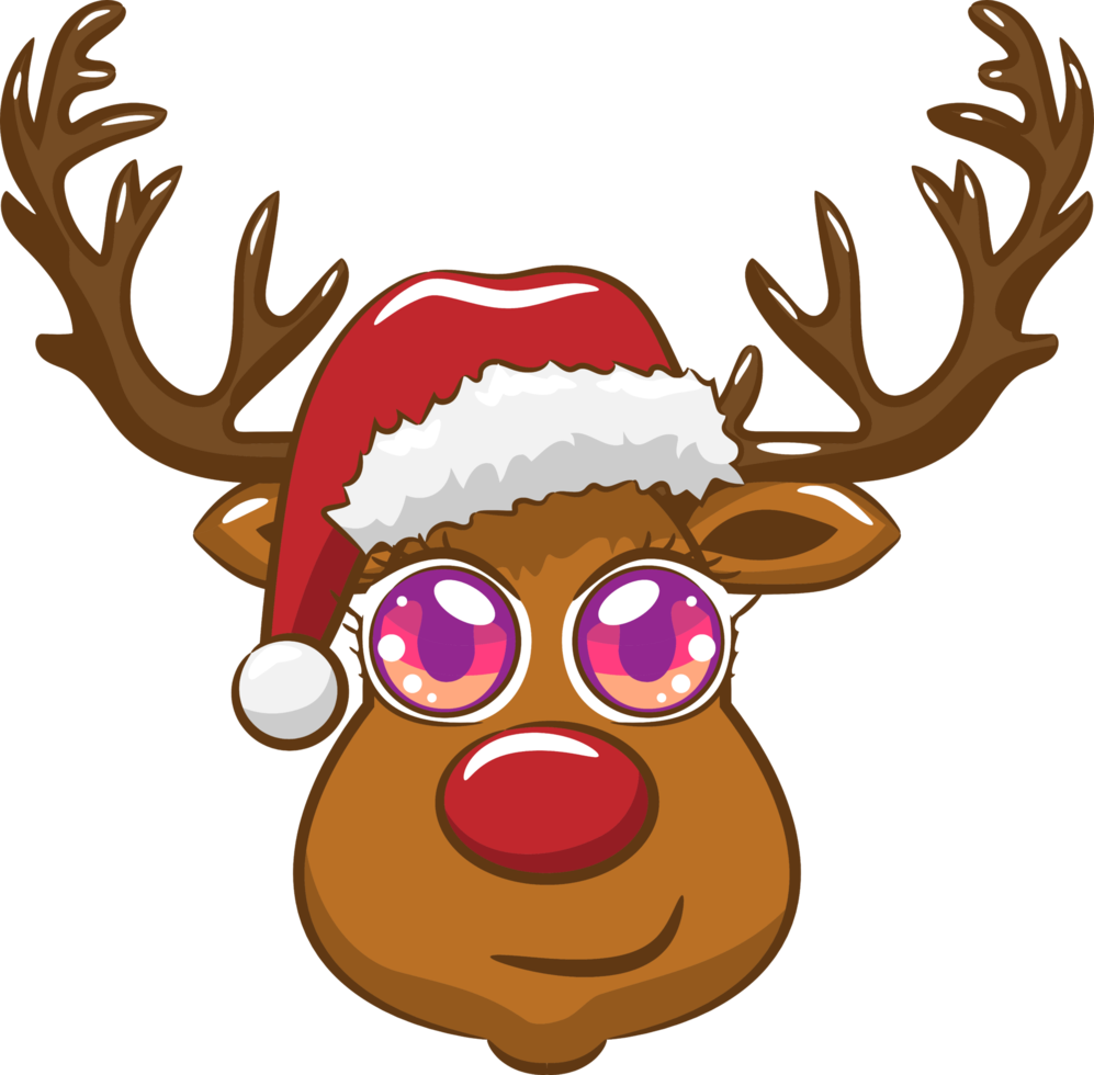 Reindeer png graphic clipart design