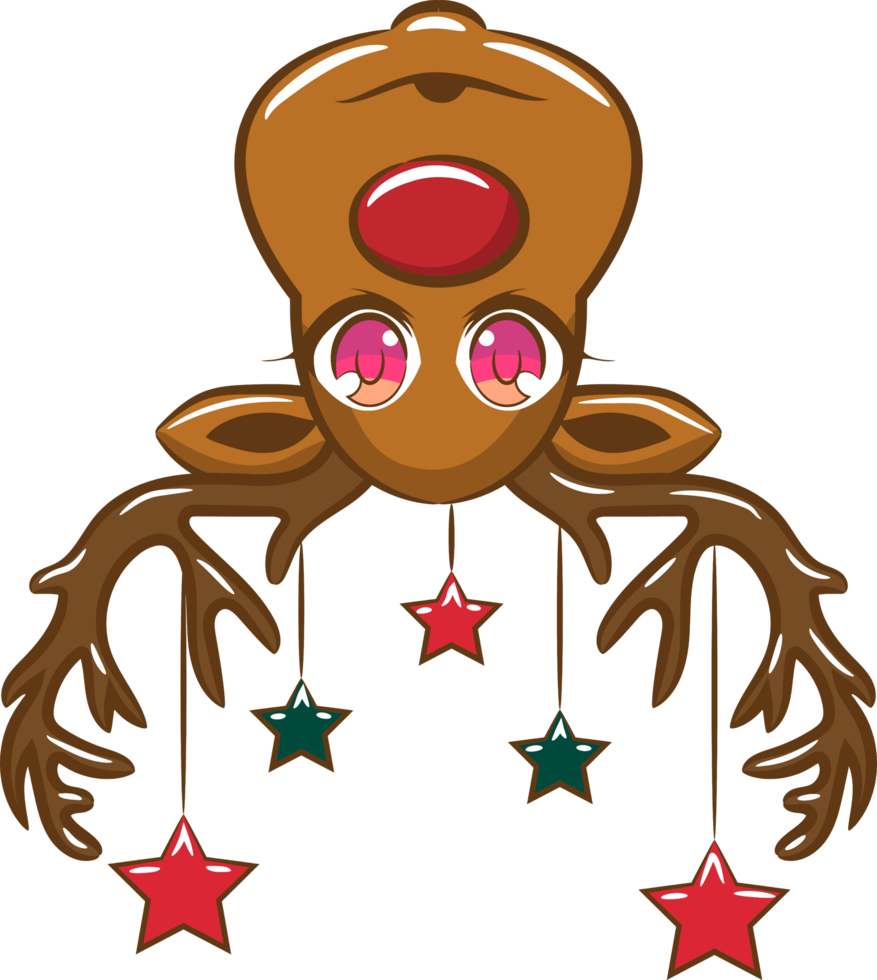 Reindeer png graphic clipart design