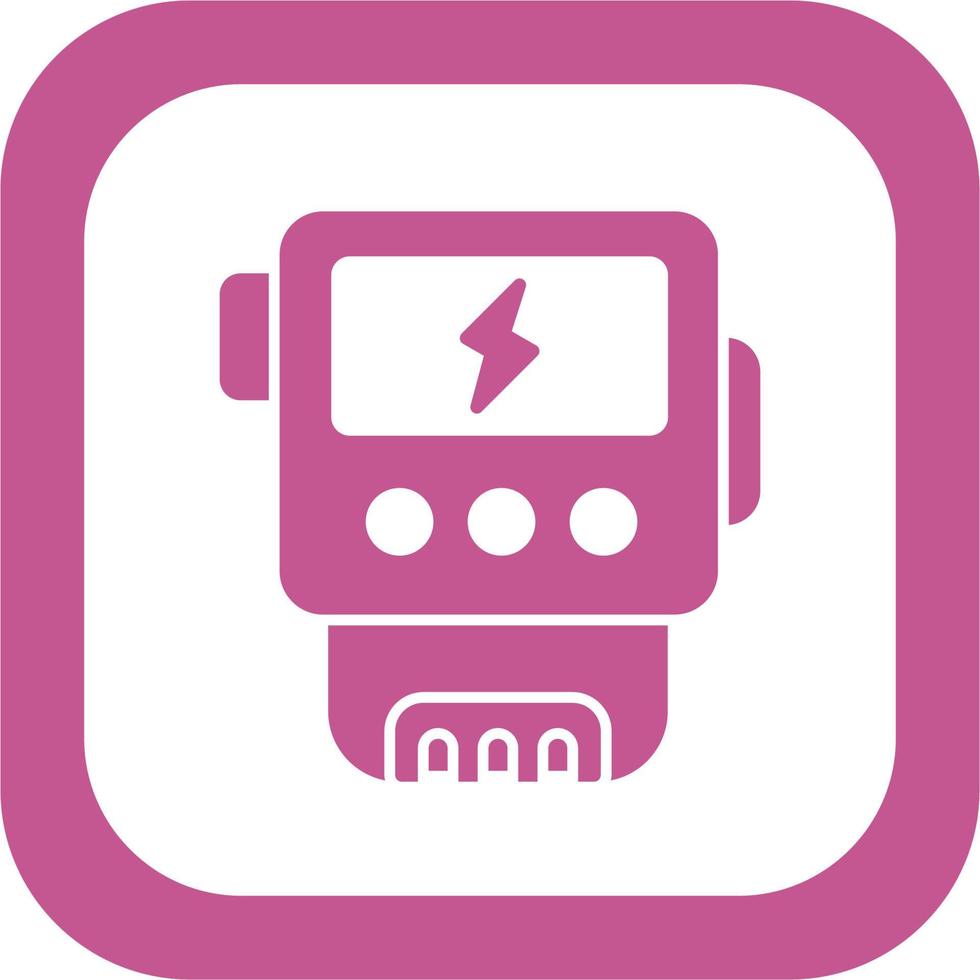 Electric meter Vector Icon