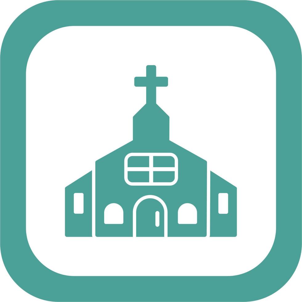 icono de vector de iglesia