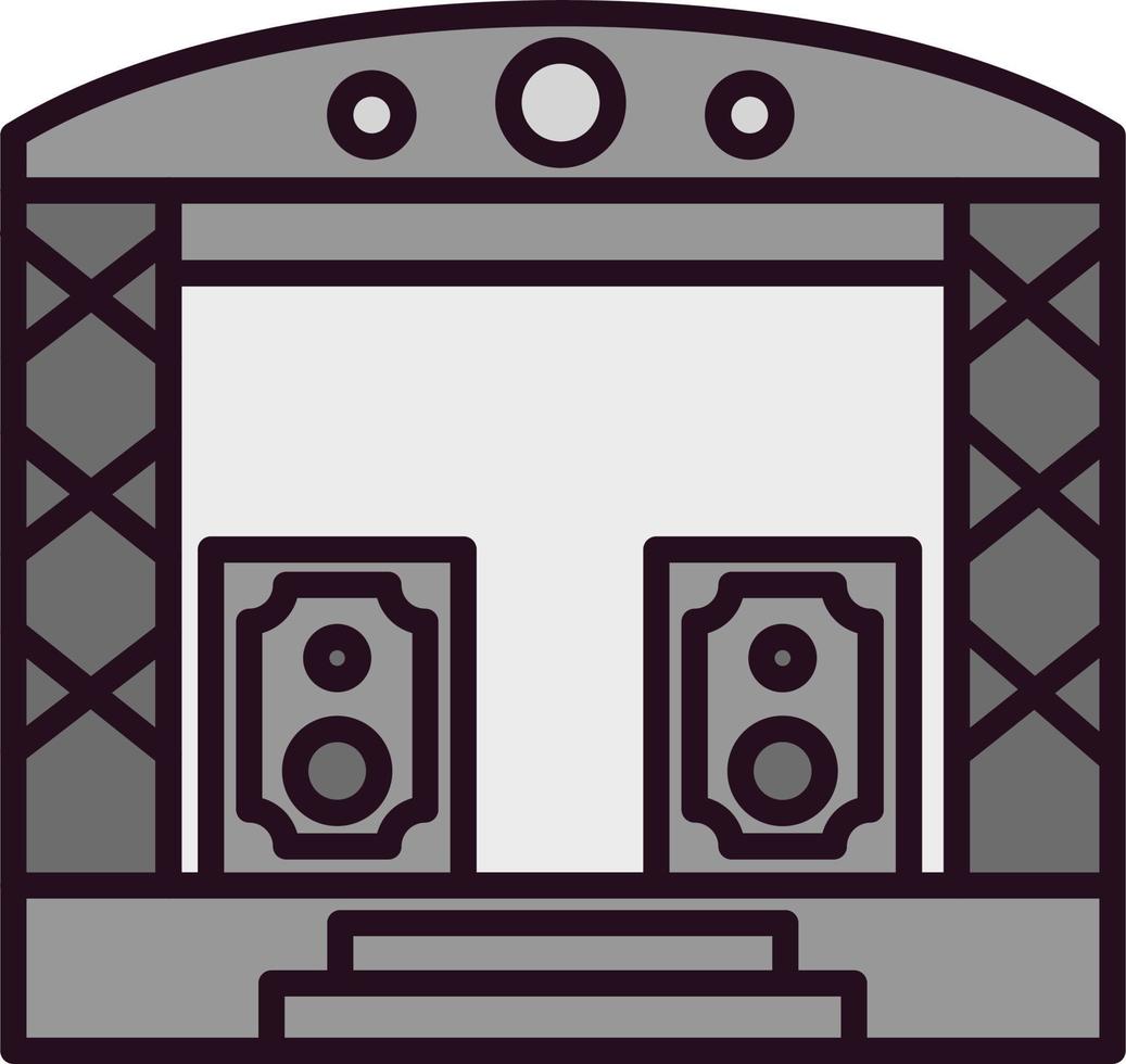 Stage Vector Icon