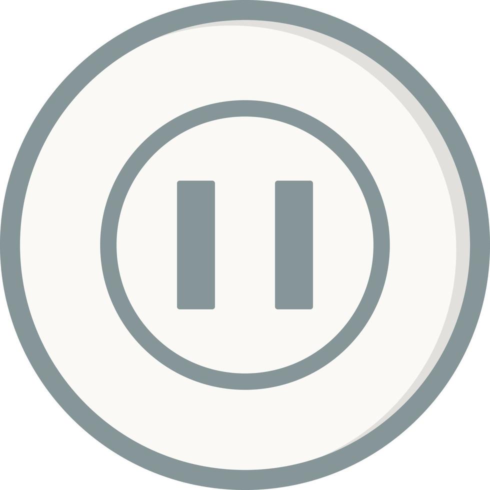 Pause button Vector Icon