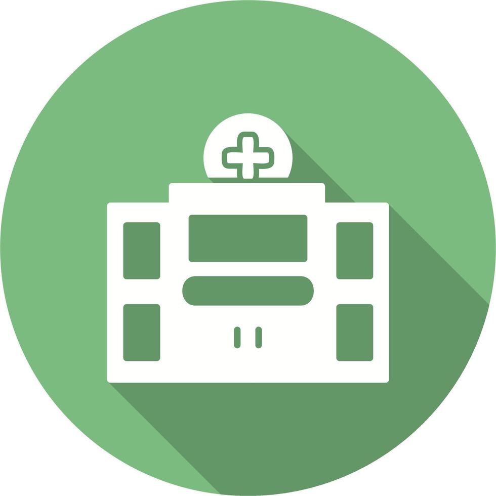 icono de vector de hospital