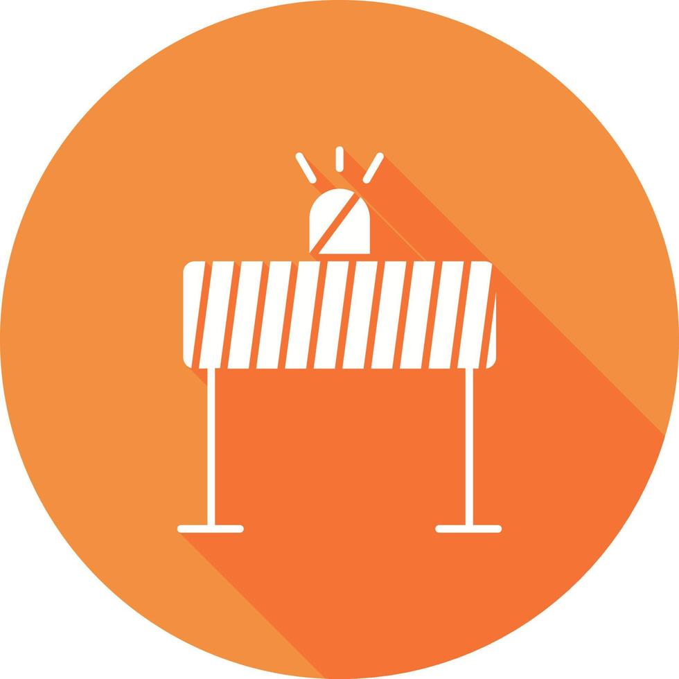 Road barrier Vector Icon