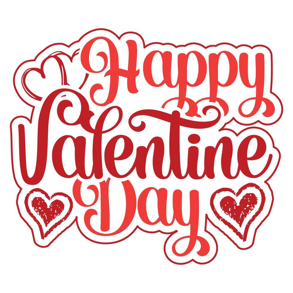 Happy Valentine Day Shirt vector