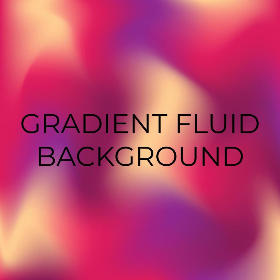 Colorful Gradient Mesh Fluid Background Design vector