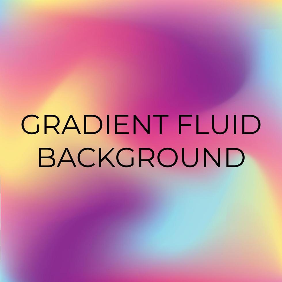 Colorful Gradient Mesh Fluid Background Design vector