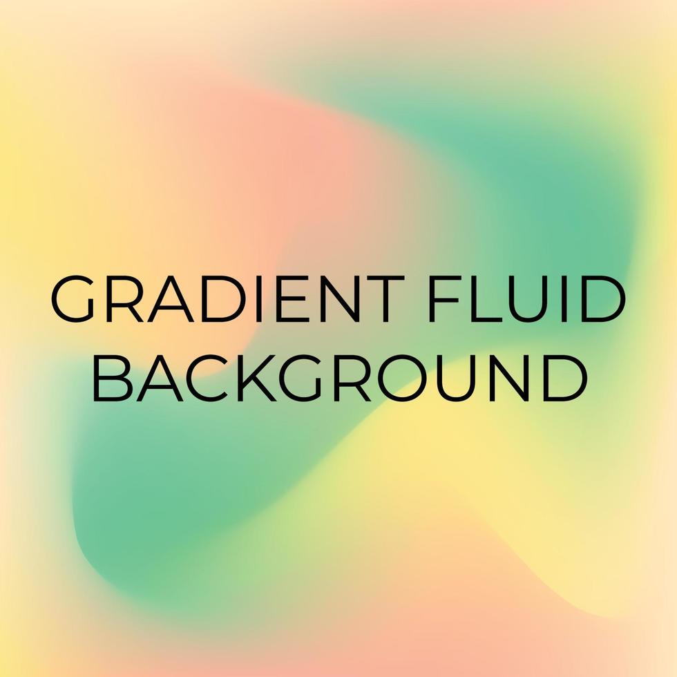 Colorful Gradient Mesh Fluid Background Design vector