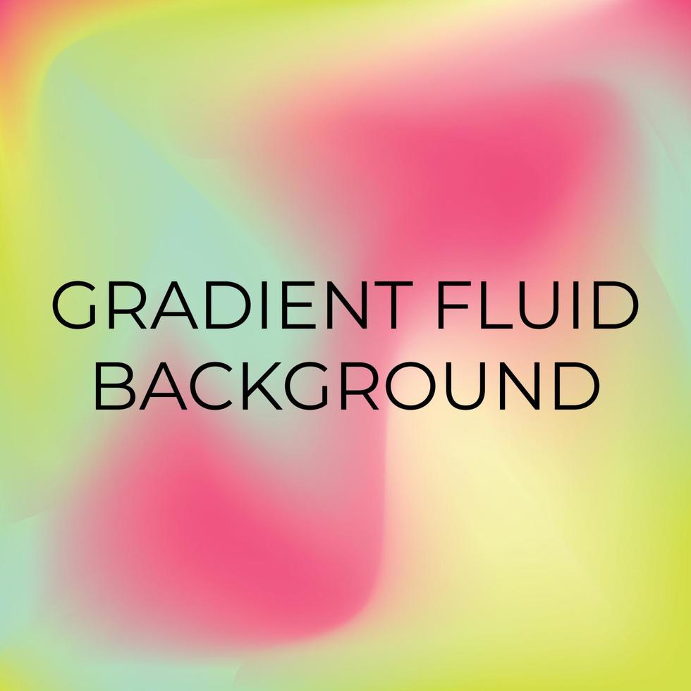 Colorful Gradient Mesh Fluid Background Design vector