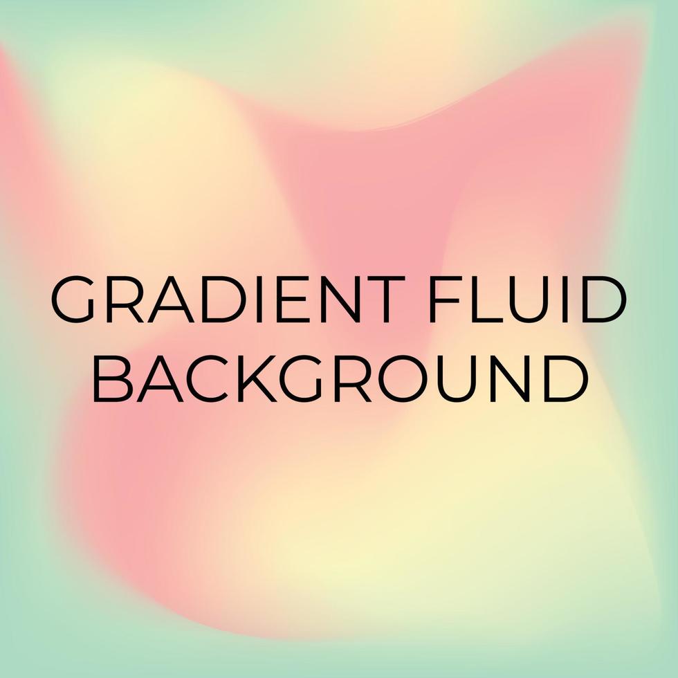 Colorful Gradient Mesh Fluid Background Design vector