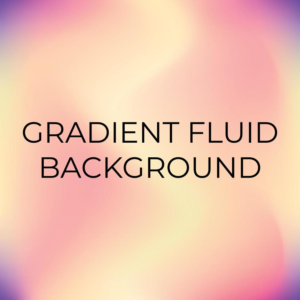 Colorful Gradient Mesh Fluid Background Design vector