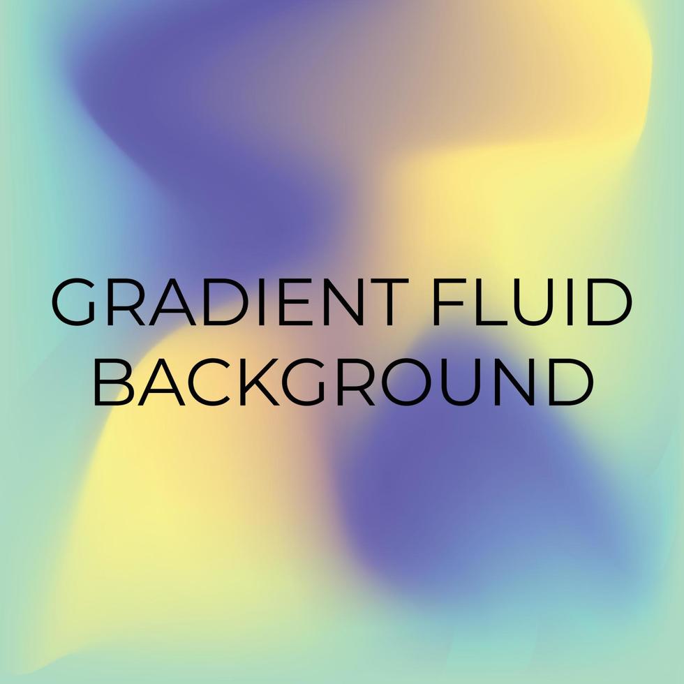 Colorful Gradient Mesh Fluid Background Design vector