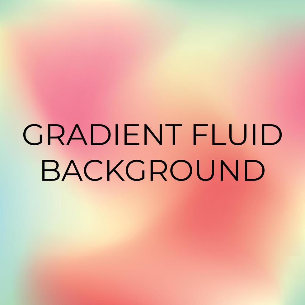 Colorful Gradient Mesh Fluid Background Design vector