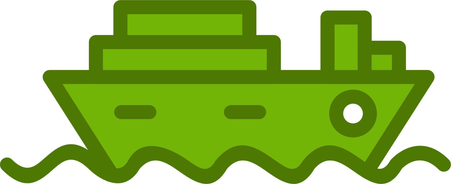 Cruise Ship Vector Icon