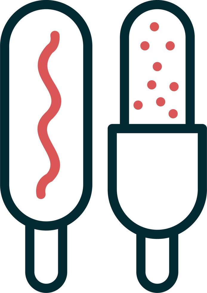 Corn Dog Vector Icon