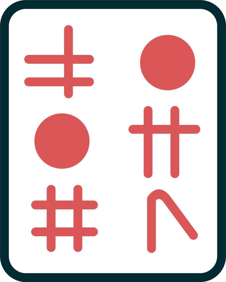 icono de vector de jeroglífico