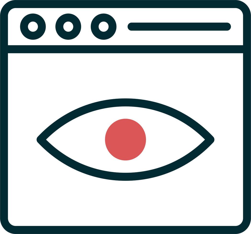 Online Impression Vector Icon