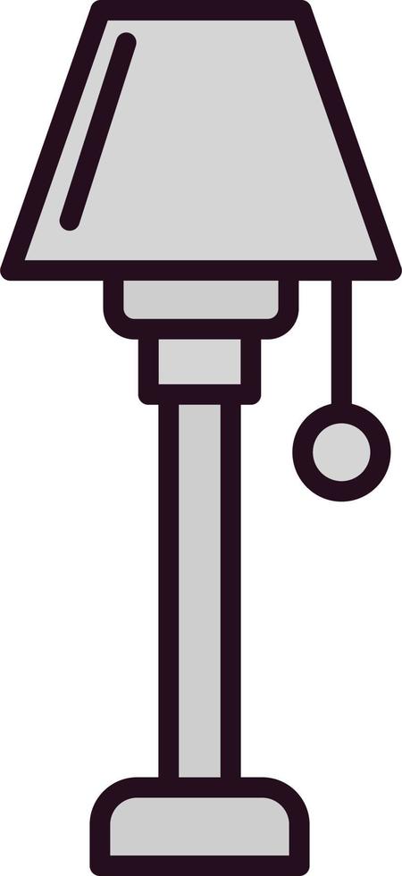 Floor lamp Vector Icon